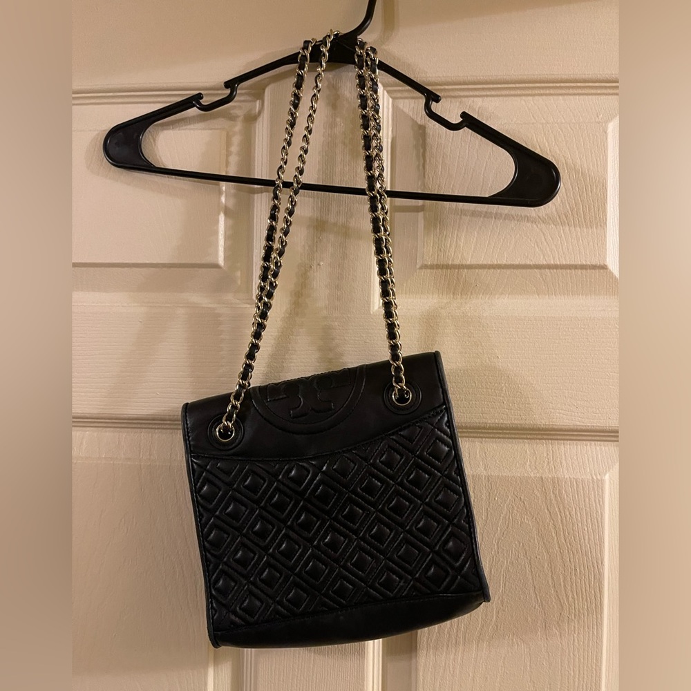 Tory Burch black leather bag